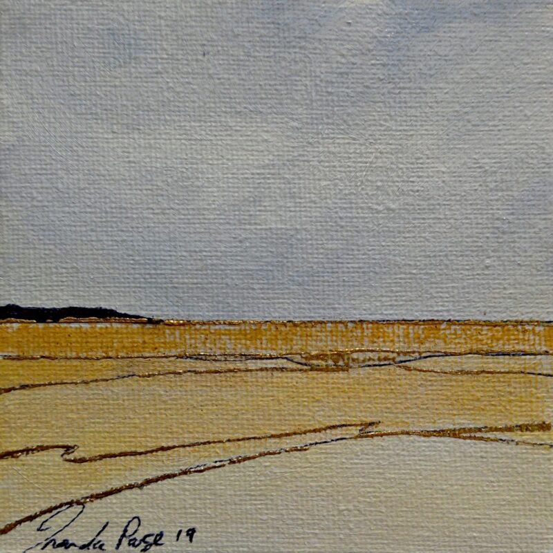 the hill 2 oil painting 10x10