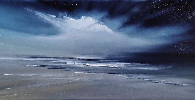 Day and night_30x90_oil on canvas